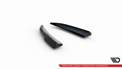 Diffusor Flaps passend für Porsche 718 Cayman GT4 RS 982c schwarz Hochglanz
