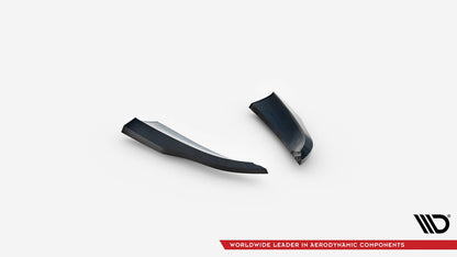Diffusor Flaps passend für Porsche 718 Cayman GT4 RS 982c schwarz Hochglanz