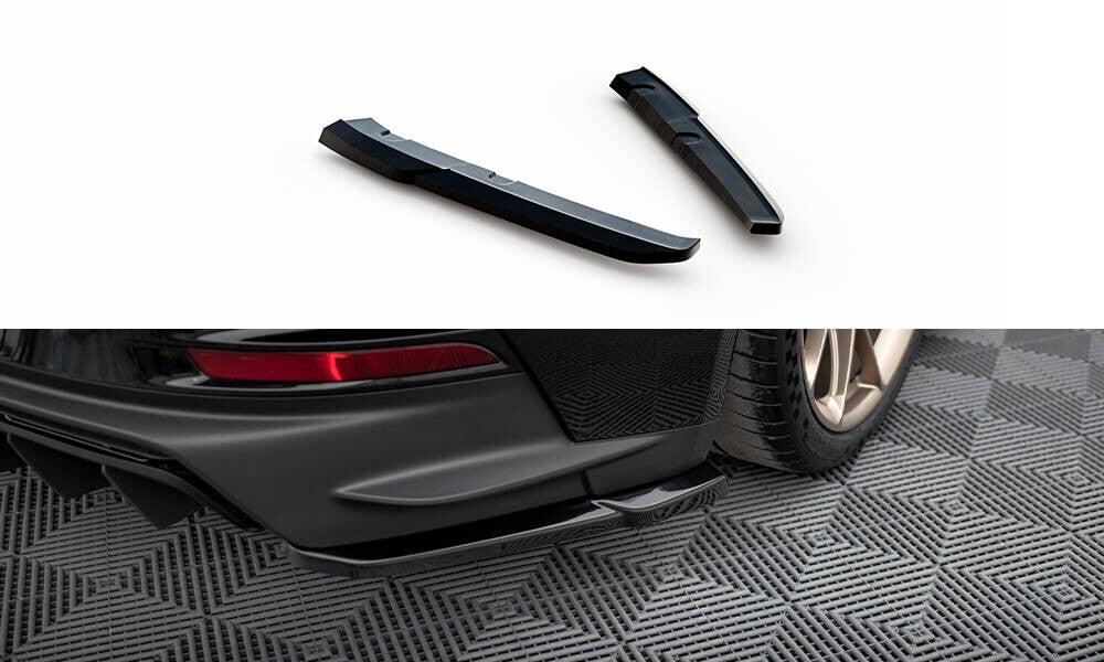 Diffusor Flaps passend für Porsche 911 992 GT3 schwarz Hochglanz