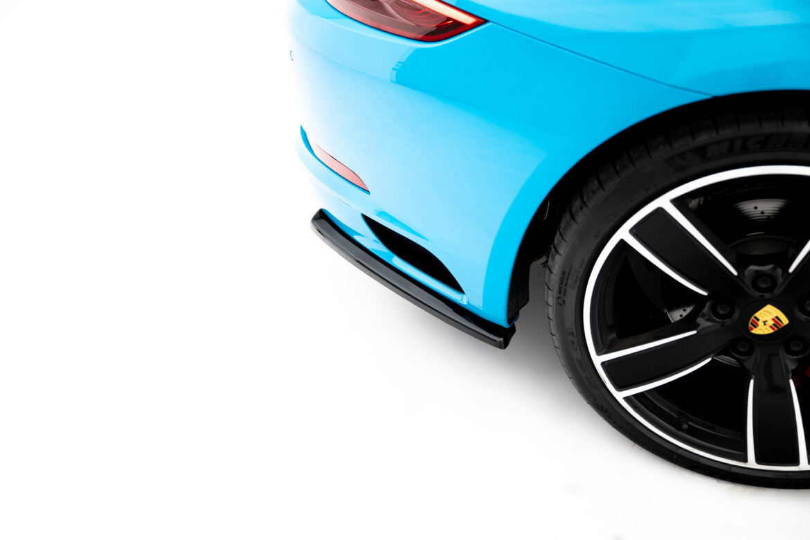 Diffusor Flaps passend für Porsche 911 Carrera 991 FL schwarz Hochglanz