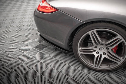 Diffusor Flaps passend für Porsche 911 Carrera / Carrera GTS 997 FL schwarz Hochglanz