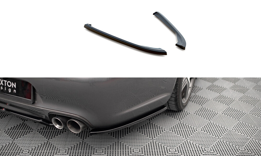 Diffusor Flaps passend für Porsche 911 Carrera / Carrera GTS 997 FL schwarz Hochglanz