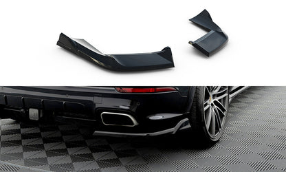 Diffusor Flaps passend für Porsche Cayenne Sport Design Mk3 schwarz Hochglanz