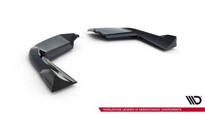 Diffusor Flaps passend für Porsche Cayenne Sport Design Mk3 schwarz Hochglanz