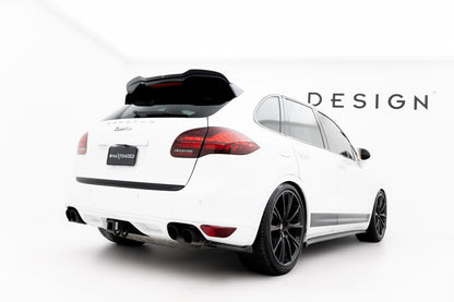 Diffusor Flaps passend für Porsche Cayenne Turbo / Standard Mk2 schwarz Hochglanz