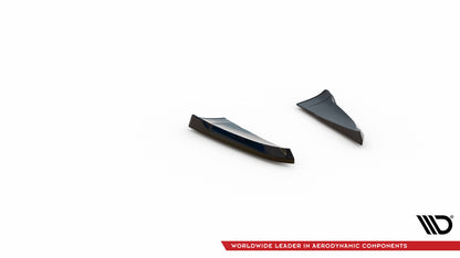 Diffusor Flaps passend für Porsche Cayenne Turbo / Standard Mk2 schwarz Hochglanz