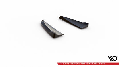 Diffusor Flaps passend für Porsche Cayenne Turbo / Standard Mk2 schwarz Hochglanz
