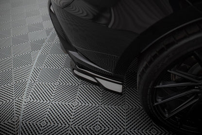 Diffusor Flaps passend für Porsche Macan GTS Mk1 FL 2 schwarz Hochglanz