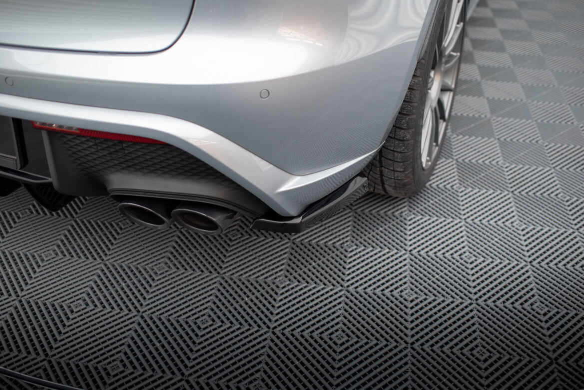 Diffusor Flaps passend für Porsche Macan Mk1 FL 2 schwarz Hochglanz