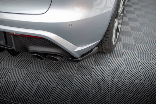 Diffusor Flaps passend für Porsche Macan Mk1 FL 2 schwarz Hochglanz