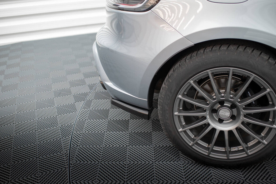 Diffusor Flaps passend für Porsche Macan Mk1 FL 2 schwarz Hochglanz