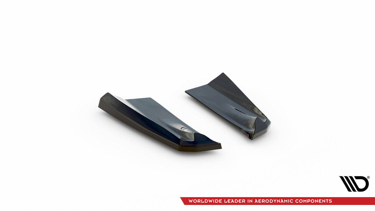 Diffusor Flaps passend für Porsche Macan Mk1 FL 2 schwarz Hochglanz