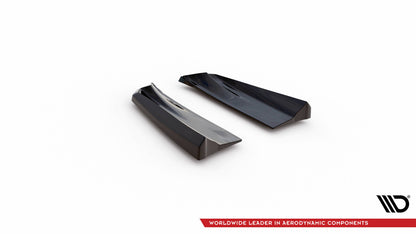 Diffusor Flaps passend für Porsche Macan Mk1 FL 2 schwarz Hochglanz