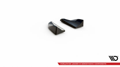 Diffusor Flaps passend für Porsche Macan Mk1 schwarz Hochglanz