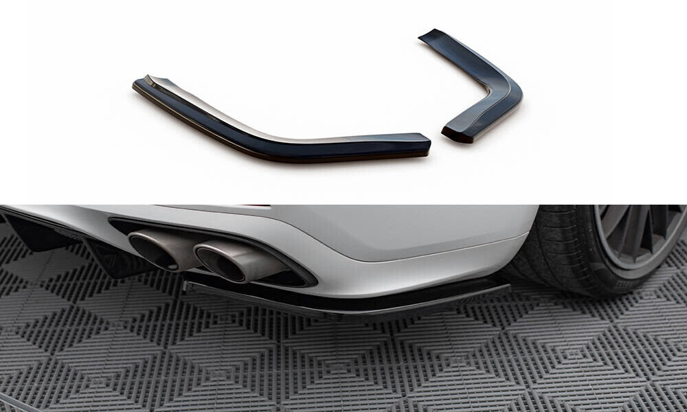 Diffusor Flaps passend für Porsche Panamera GTS 971 schwarz Hochglanz