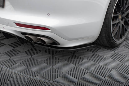Diffusor Flaps passend für Porsche Panamera GTS 971 schwarz Hochglanz