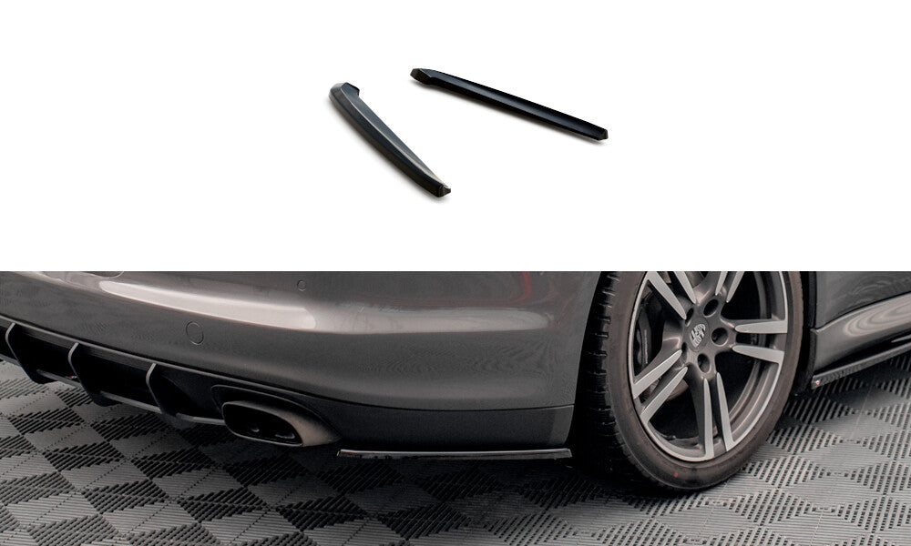Diffusor Flaps passend für Porsche Panamera / Panamera Diesel 970 schwarz Hochglanz