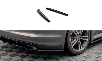 Diffusor Flaps passend für Porsche Panamera / Panamera Diesel 970 schwarz Hochglanz