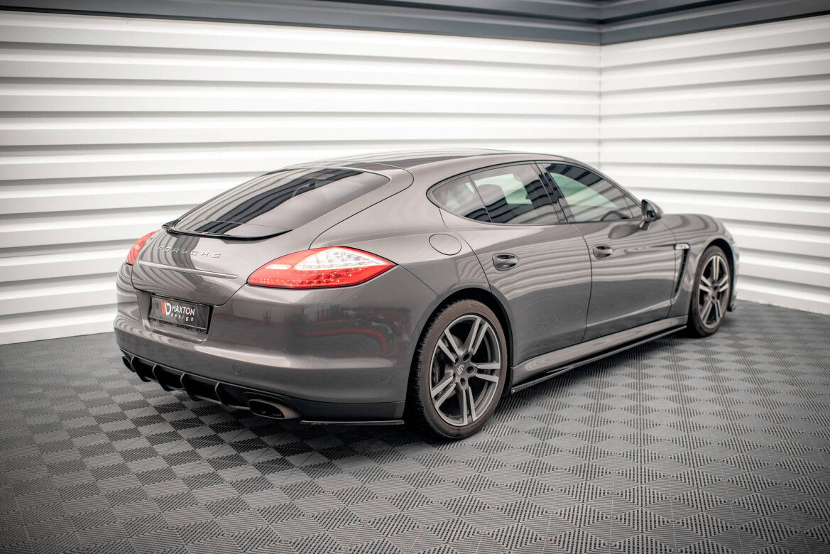 Diffusor Flaps passend für Porsche Panamera / Panamera Diesel 970 schwarz Hochglanz