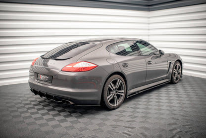 Diffusor Flaps passend für Porsche Panamera / Panamera Diesel 970 schwarz Hochglanz