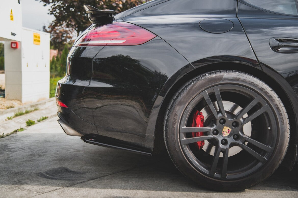 Diffusor Flaps passend für Porsche Panamera Turbo 970 FL Carbon Look