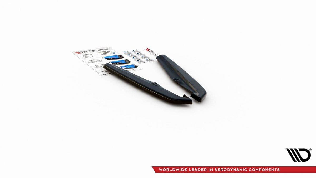 Diffusor Flaps passend für Porsche Panamera Turbo 970 FL schwarz Hochglanz