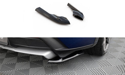 Diffusor Flaps passend für Porsche Taycan Cross Turismo 4S schwarz Hochglanz