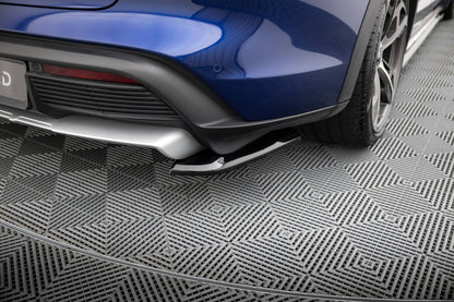 Diffusor Flaps passend für Porsche Taycan Cross Turismo 4S schwarz Hochglanz