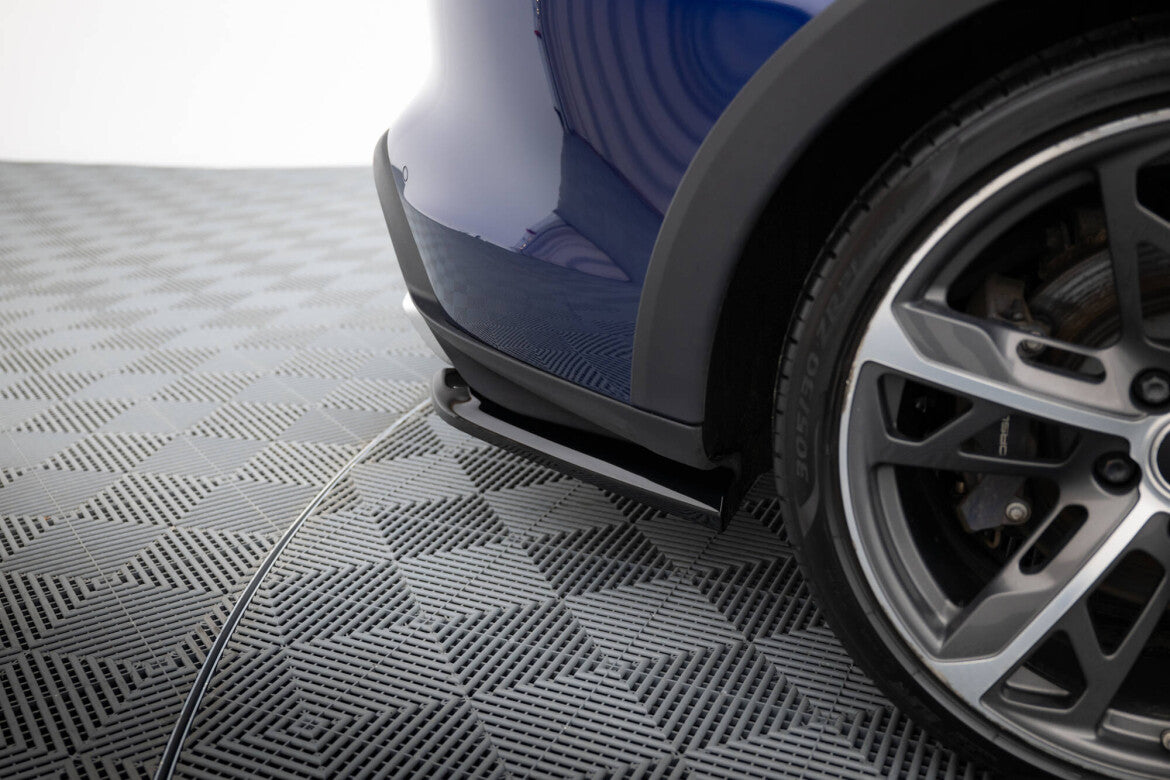 Diffusor Flaps passend für Porsche Taycan Cross Turismo 4S schwarz Hochglanz