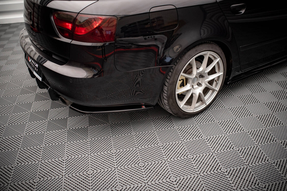 Diffusor Flaps passend für Seat Exeo schwarz Hochglanz