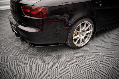 Diffusor Flaps passend für Seat Exeo schwarz Hochglanz