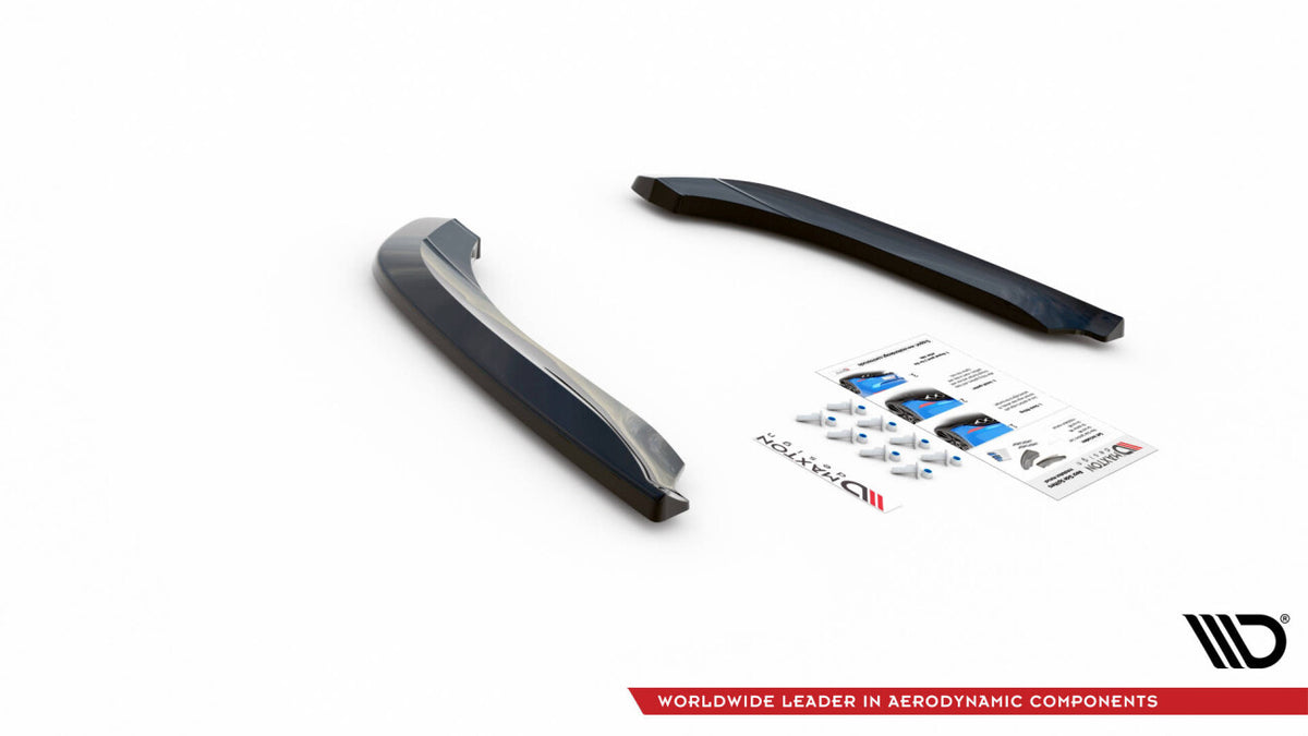 Diffusor Flaps passend für Seat Exeo schwarz Hochglanz