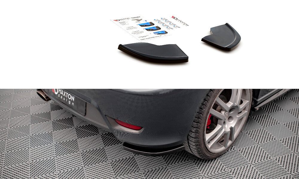 Diffusor Flaps passend für Seat Ibiza CUPRA Mk3 schwarz Hochglanz