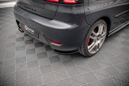 Diffusor Flaps passend für Seat Ibiza CUPRA Mk3 schwarz Hochglanz