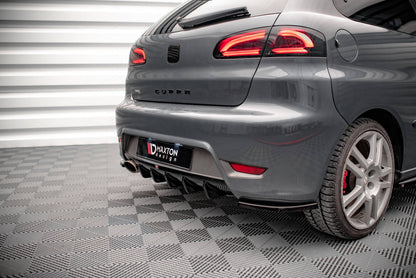 Diffusor Flaps passend für Seat Ibiza CUPRA Mk3 schwarz Hochglanz