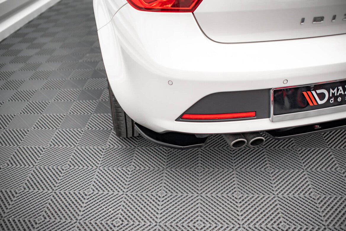 Diffusor Flaps passend für Seat Ibiza FR SC Mk4 FL schwarz Hochglanz