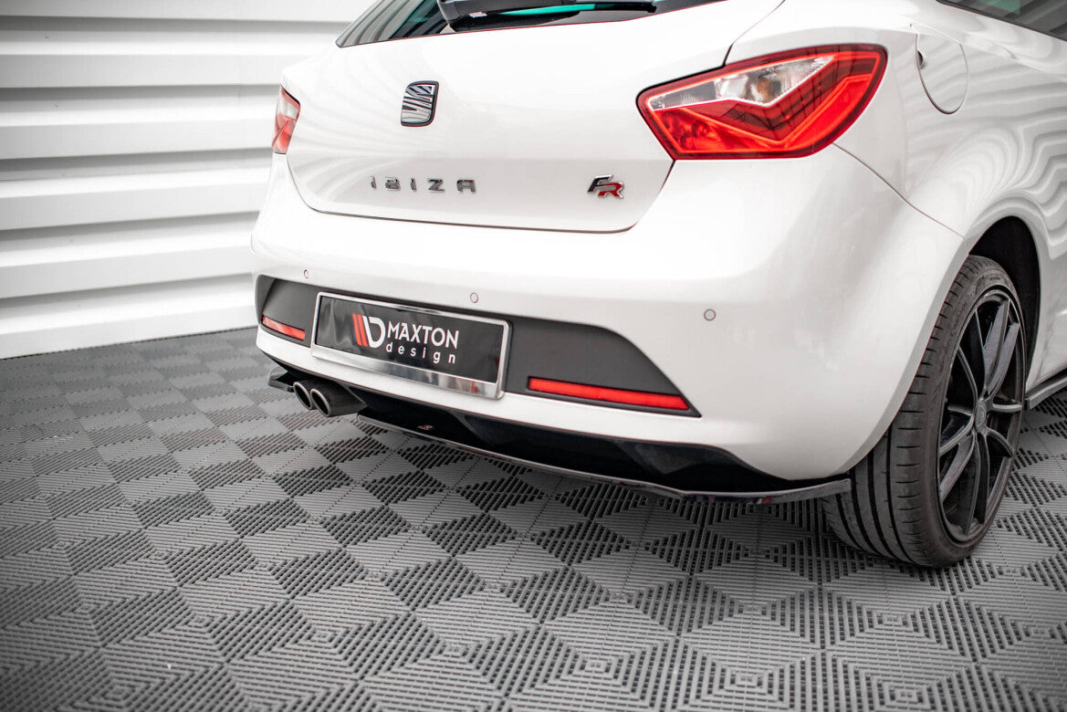 Diffusor Flaps passend für Seat Ibiza FR SC Mk4 FL schwarz Hochglanz