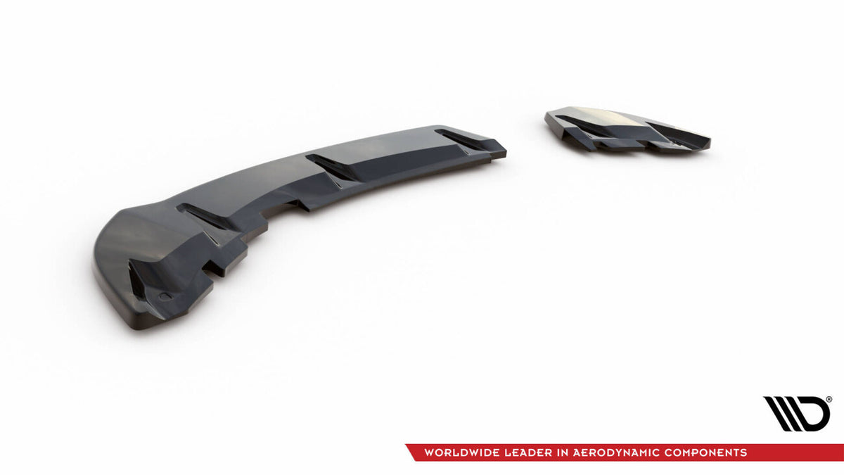 Diffusor Flaps passend für Seat Ibiza FR SC Mk4 FL schwarz Hochglanz