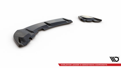 Diffusor Flaps passend für Seat Ibiza FR SC Mk4 FL schwarz Hochglanz