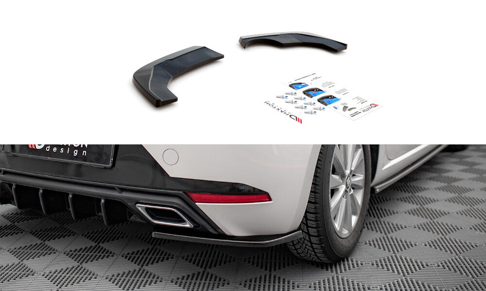 Diffusor Flaps passend für Seat Ibiza FR/ Standard Mk5 schwarz Hochglanz