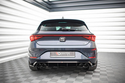 Diffusor Flaps passend für Seat Leon FR Hatchback Mk4 schwarz Hochglanz