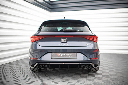 Diffusor Flaps passend für Seat Leon FR Hatchback Mk4 schwarz Hochglanz