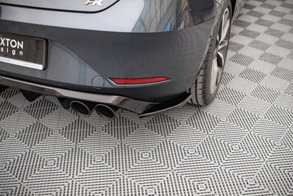 Diffusor Flaps passend für Seat Leon FR Hatchback Mk4 schwarz Hochglanz