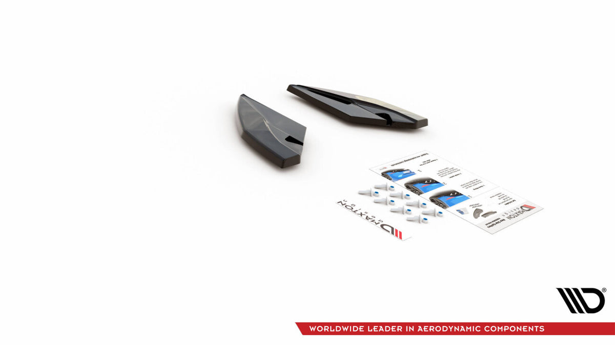 Diffusor Flaps passend für Seat Leon FR Hatchback Mk4 schwarz Hochglanz