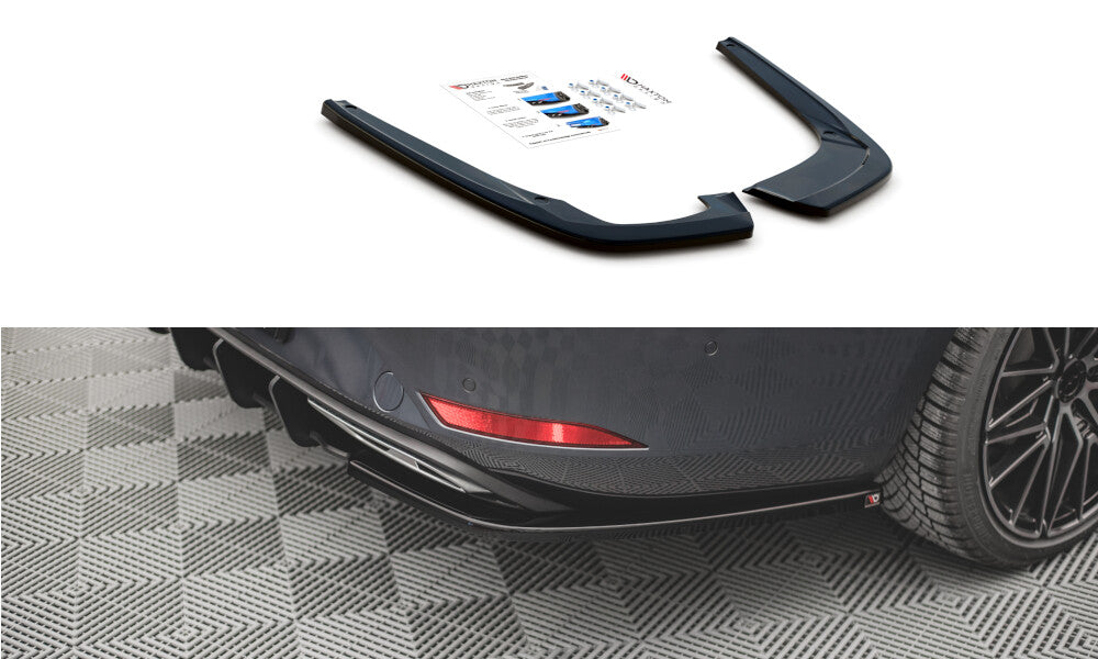 Diffusor Flaps passend für Seat Leon FR ST Mk4 schwarz Hochglanz