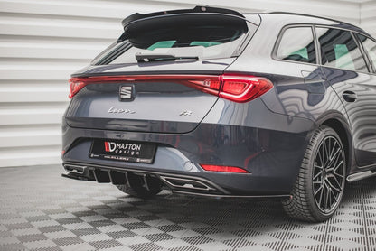 Diffusor Flaps passend für Seat Leon FR ST Mk4 schwarz Hochglanz