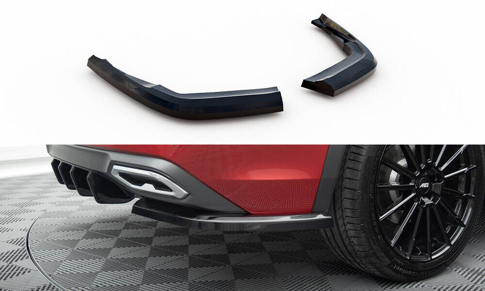 Diffusor Flaps passend für Seat Tarraco FR Mk1 schwarz Hochglanz