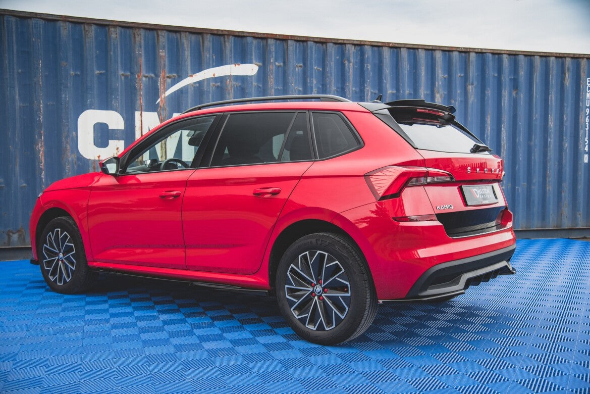 Diffusor Flaps passend für Skoda Kamiq Mk1 schwarz Hochglanz