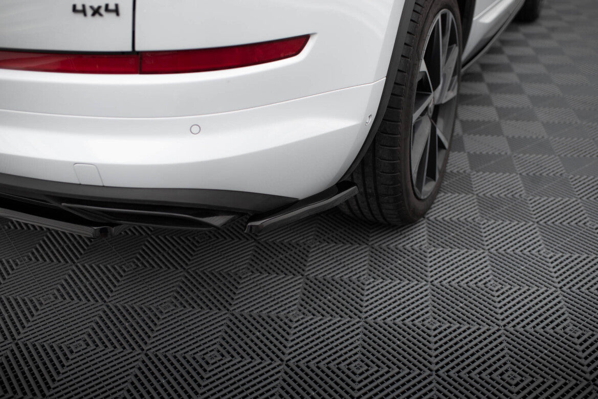 Diffusor Flaps passend für Skoda Kodiaq RS Mk1 / Mk1 FL schwarz Hochglanz