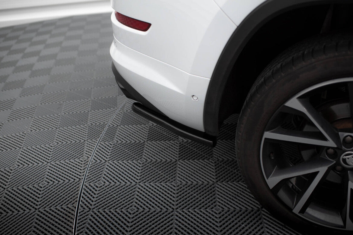 Diffusor Flaps passend für Skoda Kodiaq RS Mk1 / Mk1 FL schwarz Hochglanz